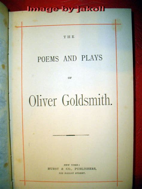 oliver goldsmith poems|Iba pa.